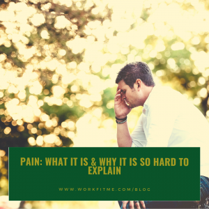 Pain: What it is and Why it is so Hard to Explain